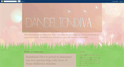 Desktop Screenshot of dandeliondivadesigns.blogspot.com