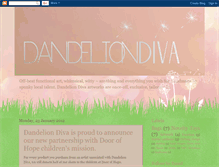 Tablet Screenshot of dandeliondivadesigns.blogspot.com