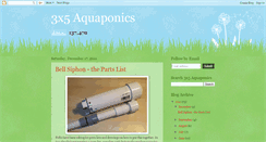 Desktop Screenshot of 3x5aquaponics.blogspot.com