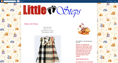 Desktop Screenshot of littlestepsshop.blogspot.com