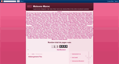 Desktop Screenshot of maisonsmaroc.blogspot.com