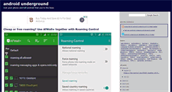 Desktop Screenshot of androidunderground.blogspot.com