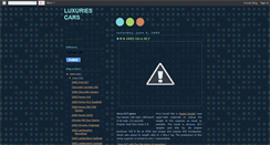 Desktop Screenshot of paul-luxuriescars.blogspot.com