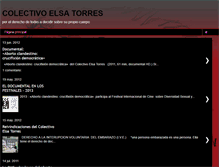 Tablet Screenshot of colectivo-elsa-torres.blogspot.com