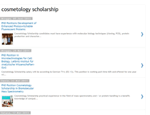 Tablet Screenshot of cosmetologyscholarship.blogspot.com