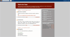 Desktop Screenshot of diariodeclasedec.blogspot.com