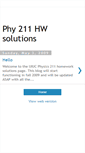 Mobile Screenshot of phy211.blogspot.com