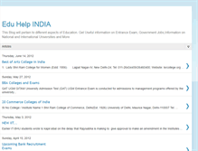 Tablet Screenshot of eduhelpindia.blogspot.com