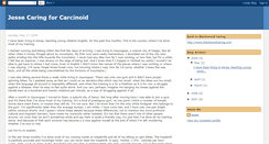 Desktop Screenshot of jessecaringforcarcinoid.blogspot.com