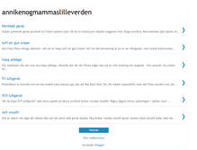 Tablet Screenshot of annikenogmammaslilleverden.blogspot.com