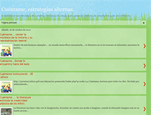 Tablet Screenshot of cuentameestrategiasalternas.blogspot.com