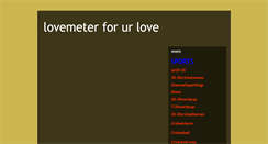 Desktop Screenshot of lovemeters.blogspot.com