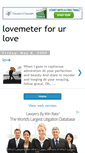Mobile Screenshot of lovemeters.blogspot.com