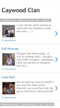Mobile Screenshot of caywoodclan.blogspot.com