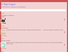 Tablet Screenshot of eltopologico.blogspot.com