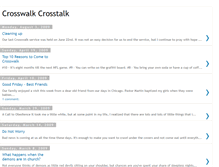 Tablet Screenshot of crosswalkcrosstalk.blogspot.com