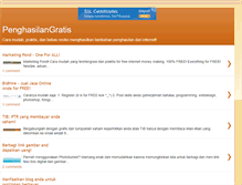 Tablet Screenshot of penghasilangratis.blogspot.com