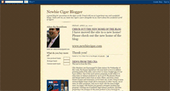 Desktop Screenshot of newbiecigarblogger.blogspot.com