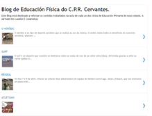 Tablet Screenshot of educacionfisicadocprcervantes.blogspot.com