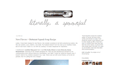 Desktop Screenshot of literallyspoonful.blogspot.com