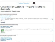 Tablet Screenshot of contabilidadpymesgt.blogspot.com