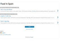 Tablet Screenshot of food-in-spain.blogspot.com