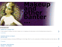 Tablet Screenshot of makeupbanter.blogspot.com
