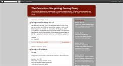 Desktop Screenshot of centurionswargaming.blogspot.com