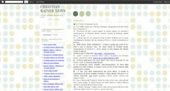 Desktop Screenshot of christianrainernews.blogspot.com