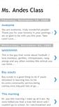 Mobile Screenshot of msandesclass.blogspot.com