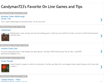 Tablet Screenshot of candyman723-onlinegametips.blogspot.com