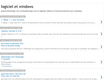 Tablet Screenshot of logiciel-net.blogspot.com