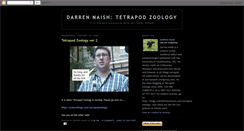 Desktop Screenshot of darrennaish.blogspot.com