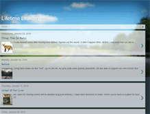 Tablet Screenshot of lifetimelearning.blogspot.com