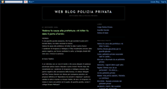 Desktop Screenshot of polizia-privata.blogspot.com