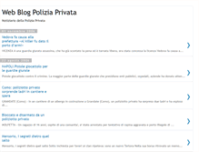 Tablet Screenshot of polizia-privata.blogspot.com