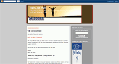 Desktop Screenshot of dailyjobhunt.blogspot.com