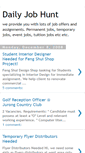 Mobile Screenshot of dailyjobhunt.blogspot.com