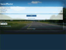 Tablet Screenshot of faceofffactor.blogspot.com