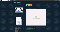 Desktop Screenshot of amoremiobello.blogspot.com