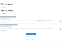 Tablet Screenshot of amoremiobello.blogspot.com