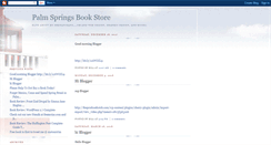 Desktop Screenshot of palmspringsbookstore.blogspot.com