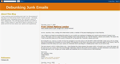 Desktop Screenshot of debunkjunk.blogspot.com