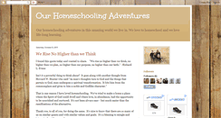 Desktop Screenshot of ourhome-schoolingadventures.blogspot.com