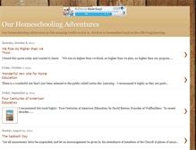 Tablet Screenshot of ourhome-schoolingadventures.blogspot.com