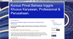 Desktop Screenshot of kursus-inggris.blogspot.com
