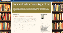 Desktop Screenshot of communicationslawreg.blogspot.com