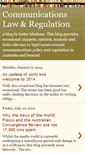 Mobile Screenshot of communicationslawreg.blogspot.com