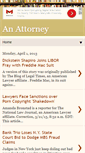 Mobile Screenshot of anattorney.blogspot.com