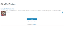 Tablet Screenshot of giraffephotos.blogspot.com